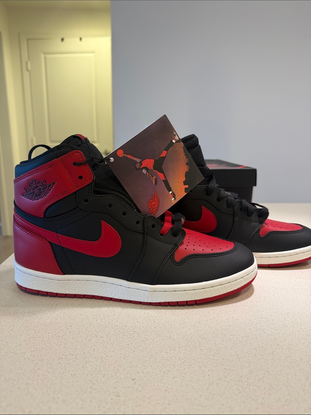Jordan Air Jordan 1 High OG Black/Red Men's Sneakers